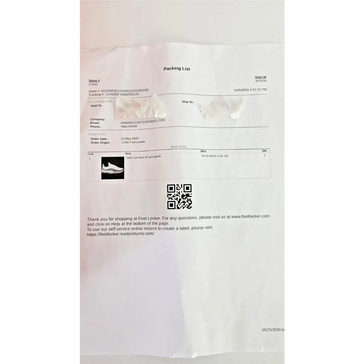 Nike shoes - Nike Air Max 97 - Air Max - 921826-107 - White 9