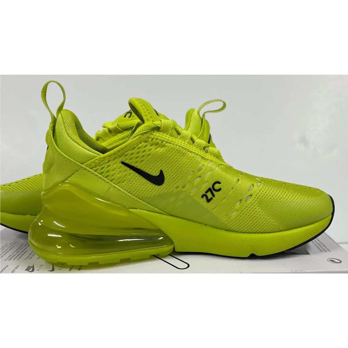 Nike shoes - Nike Air Max 270 - Air Max - DV2226-300 - Green/Black Athletic Tennis Ball (UPC: 195870854027) 5