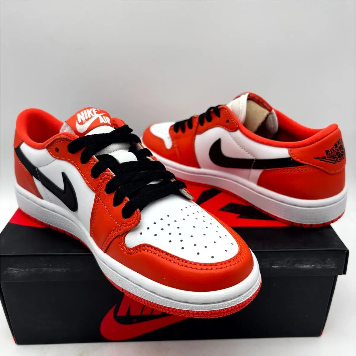 Nike shoes - Nike Air Jordan 1 Low OG CZ0775-801 - CZ0775801 - Starfish White Black (UPC: 195238847753) 5