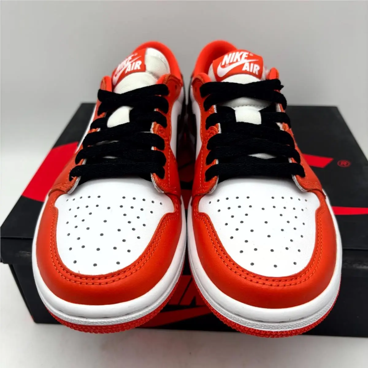 Nike shoes - Nike Air Jordan 1 Low OG CZ0775-801 - CZ0775801 - Starfish White Black (UPC: 195238847753) 1