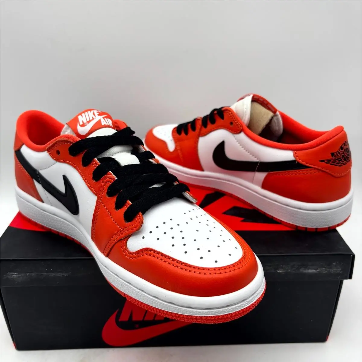 Nike shoes - Nike Air Jordan 1 Low OG CZ0775-801 - CZ0775801 - Starfish White Black (UPC: 195238847753) 5