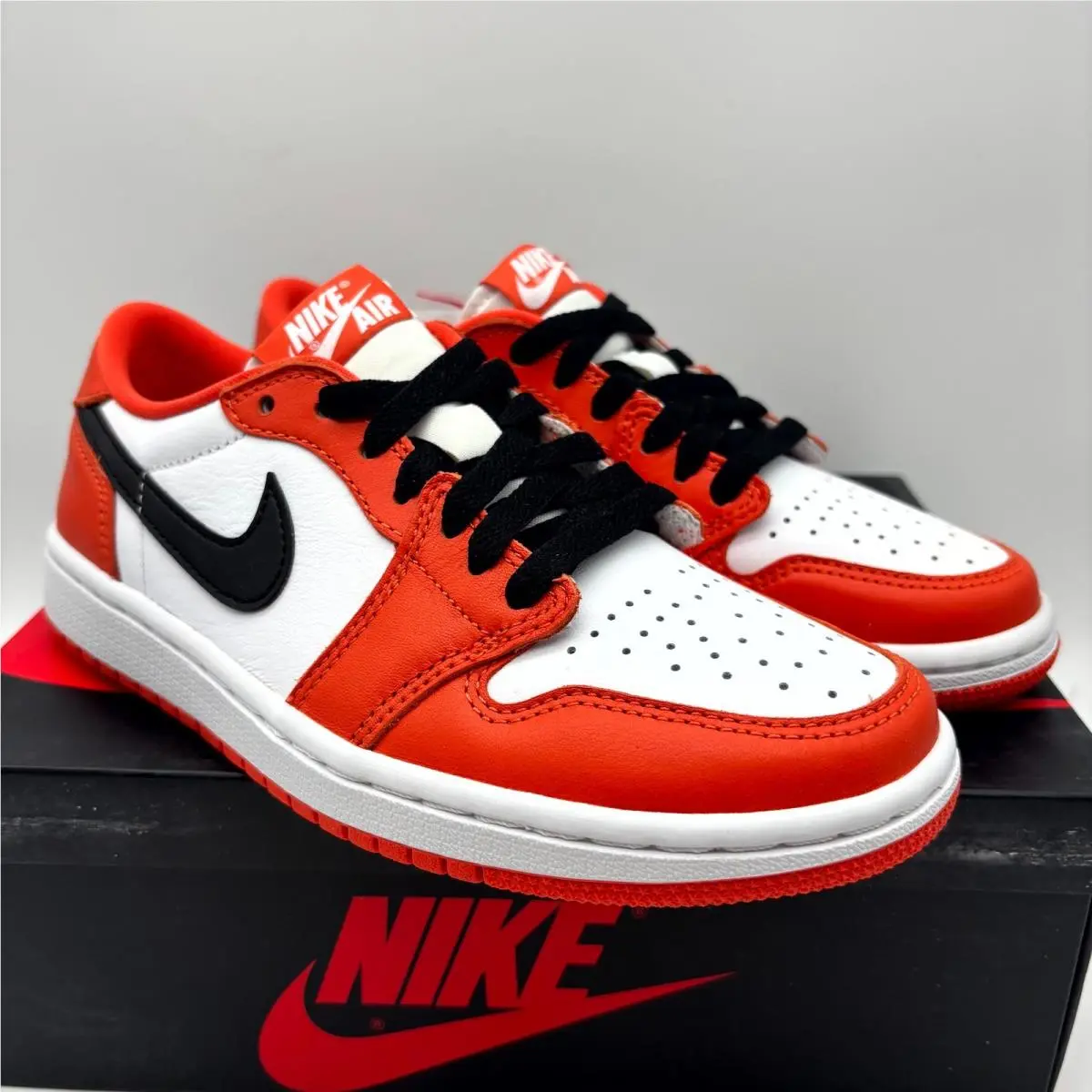 Nike shoes - Nike Air Jordan 1 Low OG CZ0775-801 - CZ0775801 - Starfish White Black (UPC: 195238847753) 0