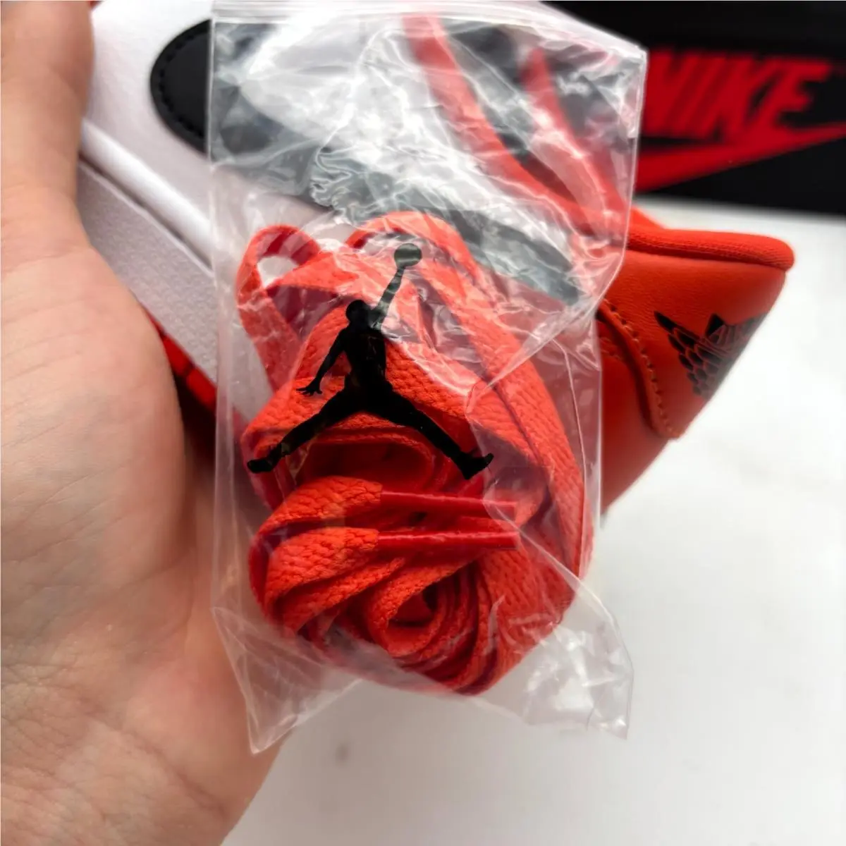 Nike shoes - Nike Air Jordan 1 Low OG CZ0775-801 - CZ0775801 - Starfish White Black (UPC: 195238847753) 6