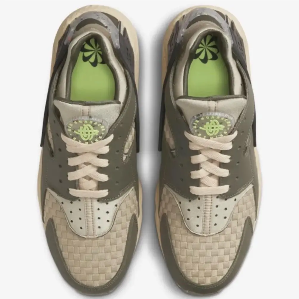 Nike shoes - Air Huarache Crater Premium - Air Huarache Crater Premium - DM0863-300 - Cargo Khaki/Limestone/Sesame/Black (UPC: 0196149185309) 4