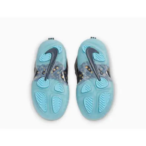 Nike shoes - Nike Little Posite One - Little Posite One - Blue 4