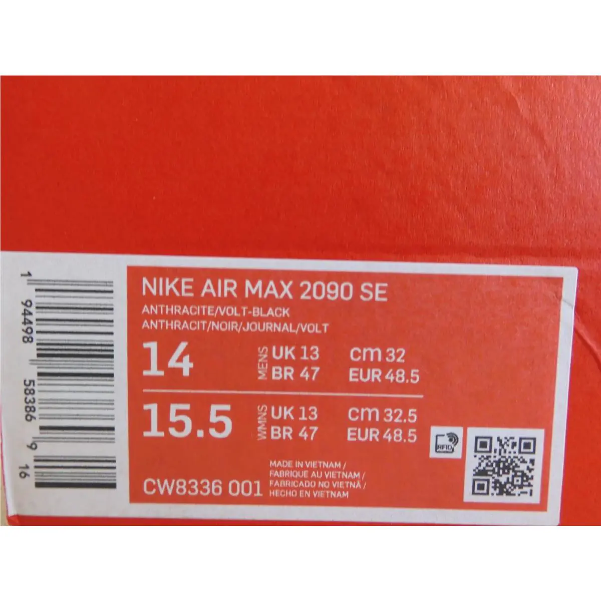 Nike shoes - Nike Air Max 2090 - Air Max - CW8336001 - Black (UPC: 194498583869) 3
