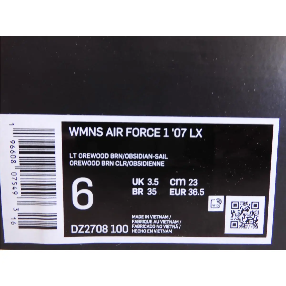Nike shoes - Nike Air Force 1 `07 - DZ2708-100 - Blue (UPC: 196608075493) 3