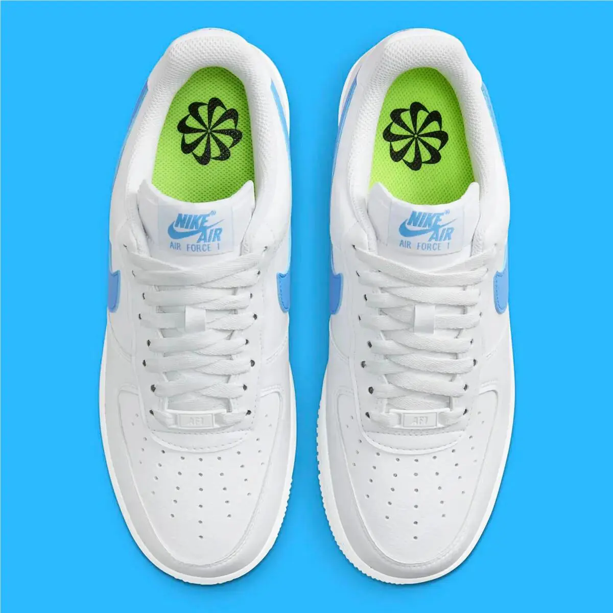 Nike shoes - Nike Air Force 1 `07 - White / University Blue - DV3808-103 2