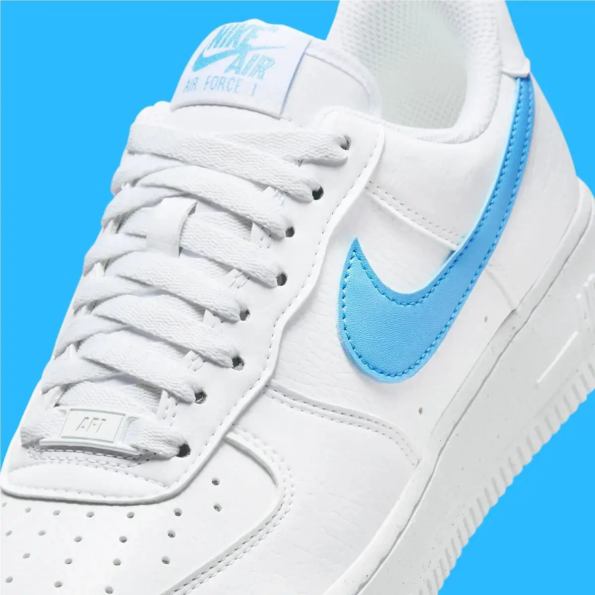 Nike shoes - Nike Air Force 1 `07 - White / University Blue - DV3808-103 4