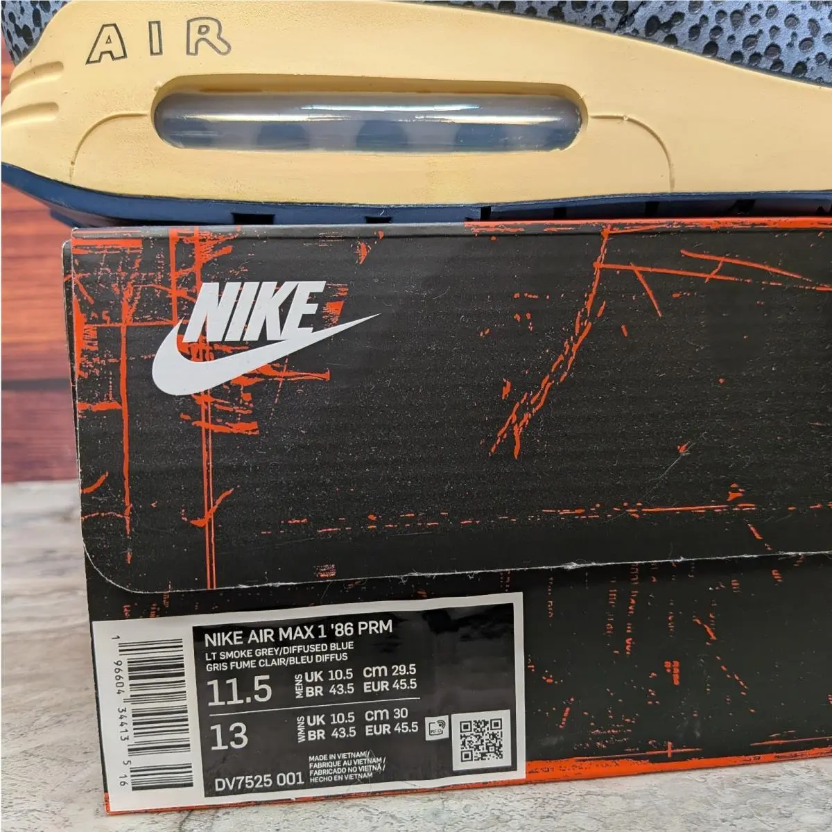 Nike shoes - Nike Air Max 1 `86 PRM - DV7525-001 - Blue (UPC: 196604344135) 7