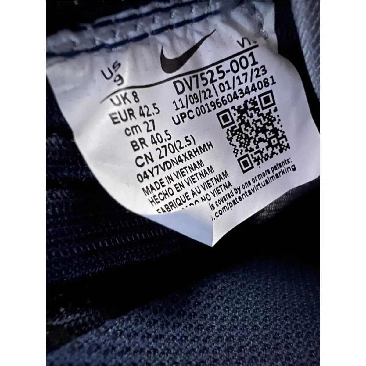 Nike shoes - Nike Air Max 1 - Air Max - DV7525-001 - Blue (UPC: 196604344081) 9