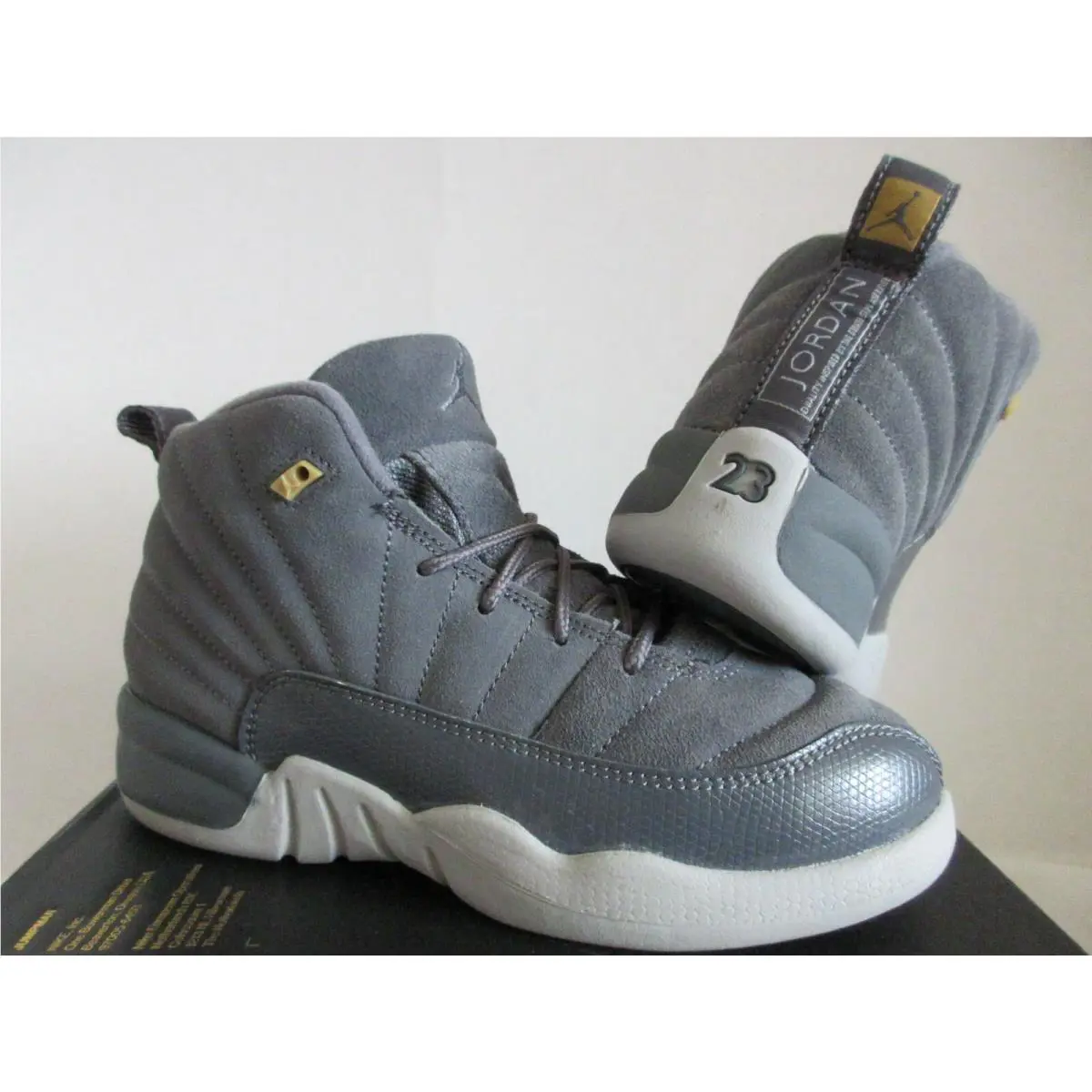 Nike shoes - Jordan 12 - Gray (UPC: 666003561735) 0