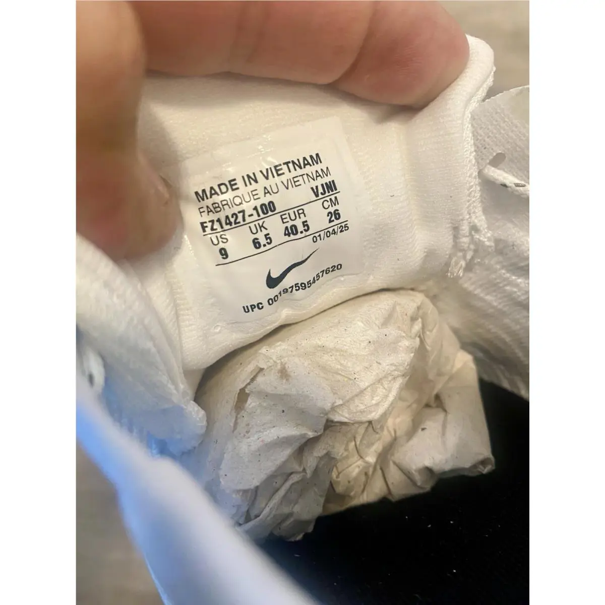 Nike shoes - Nike ZoomX Invincible 3 - ZoomX Invincible - FZ1427-100 - White / Metallic Silver (UPC: 197595457620) 10