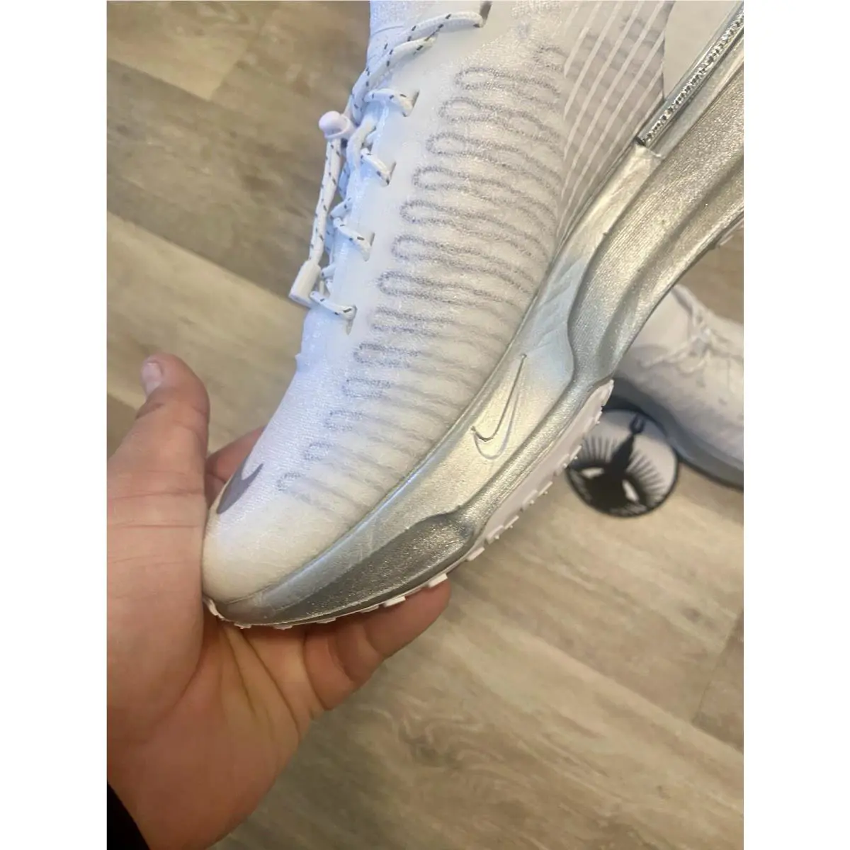 Nike shoes - Nike ZoomX Invincible 3 - ZoomX Invincible - FZ1427-100 - White / Metallic Silver (UPC: 197595457620) 2