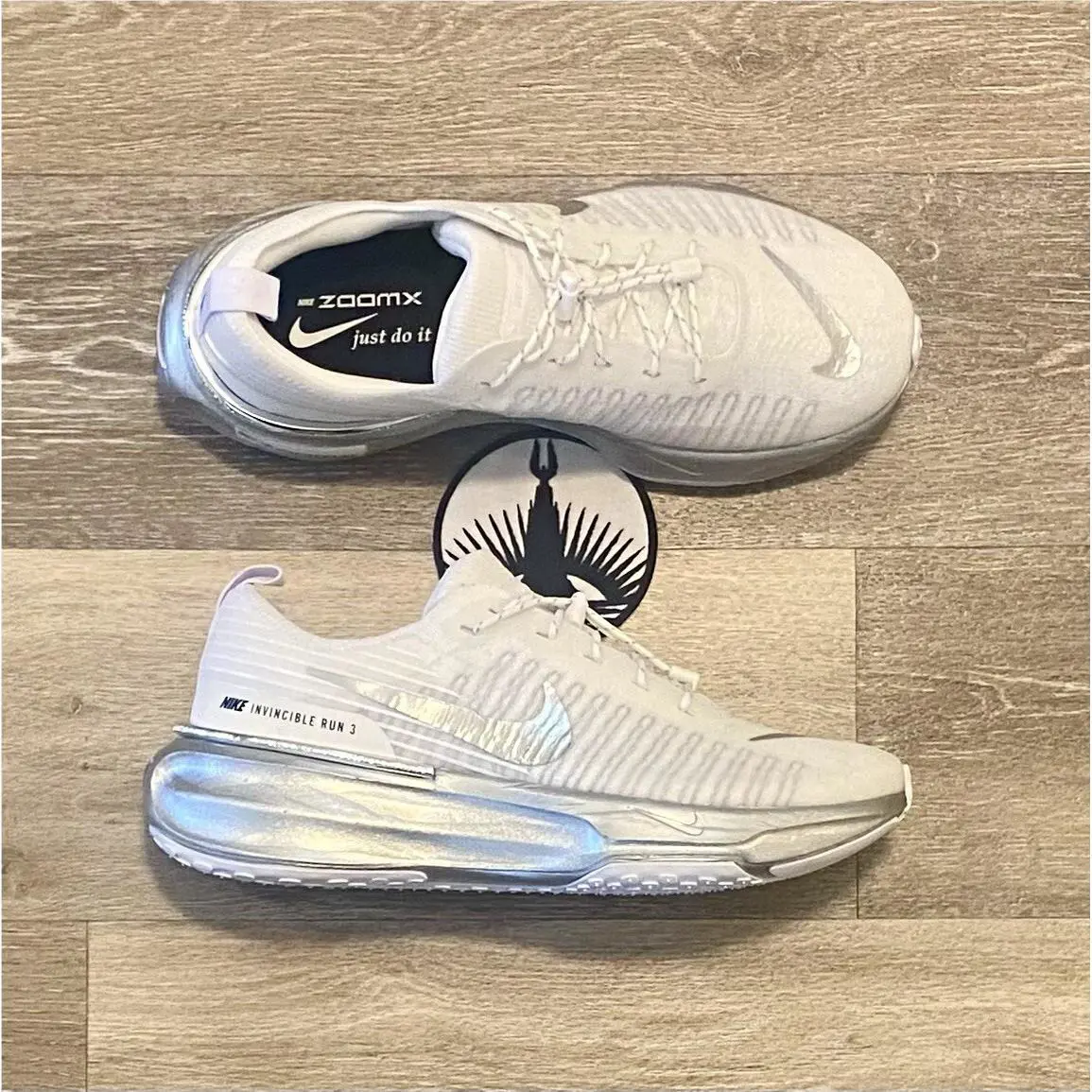 Nike shoes - Nike ZoomX Invincible 3 - ZoomX Invincible - FZ1427-100 - White / Metallic Silver (UPC: 197595457620) 5