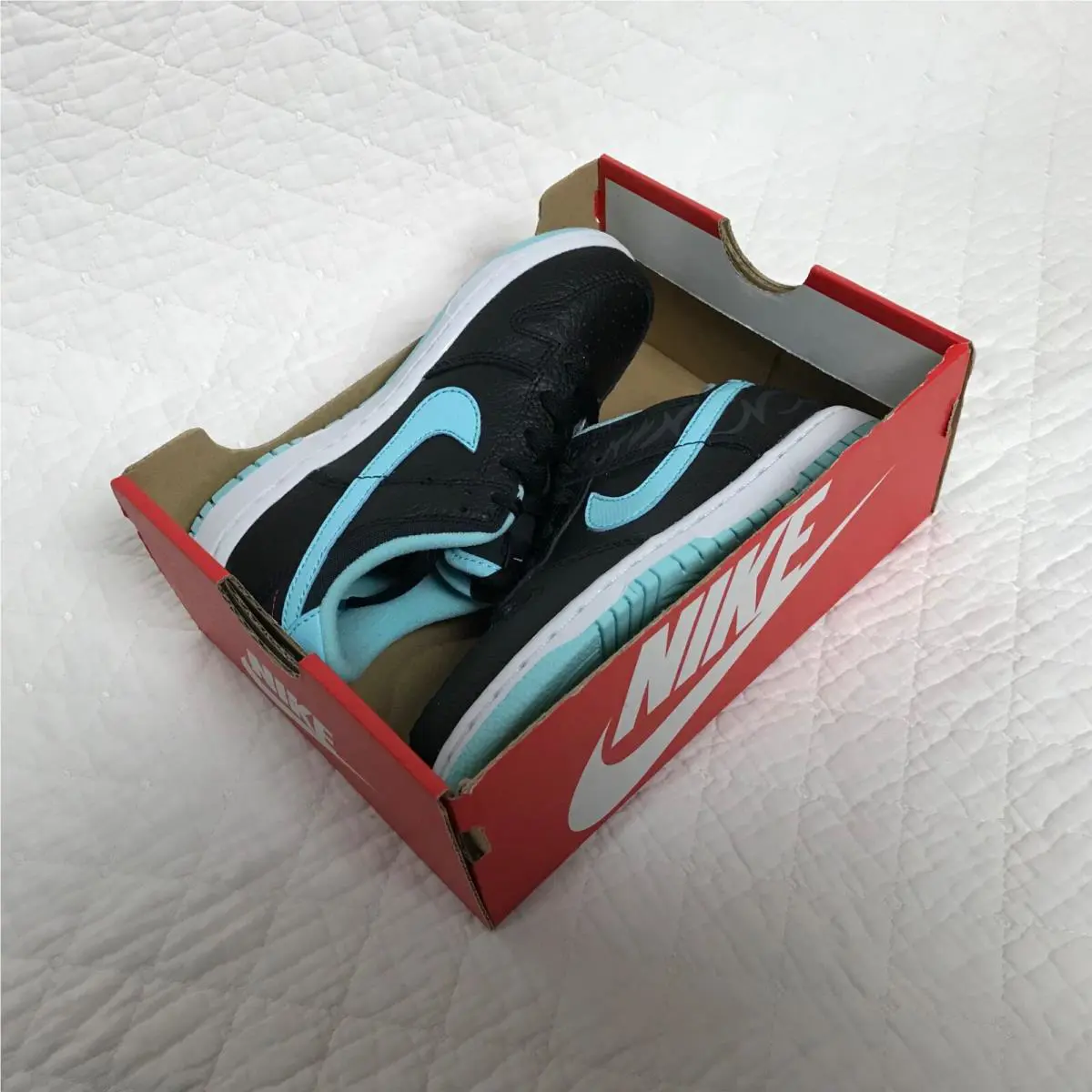 Nike shoes - Nike Dunk - Dunk - Black/Copa-white-Chile red 7