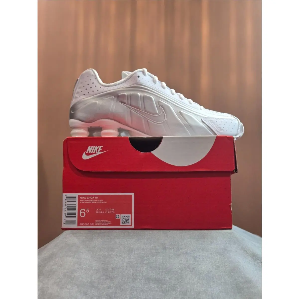 Nike shoes - Nike Shox R4 - Shox - AR3565-101 - White 6