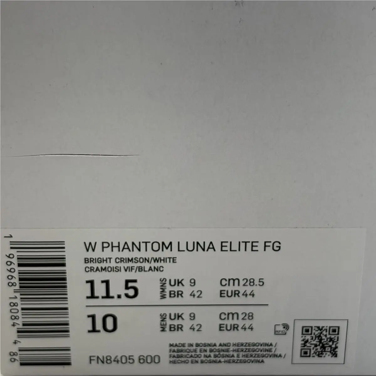 Nike shoes - Nike Phantom Luna Elite FG - FN8405-600 - Red 8
