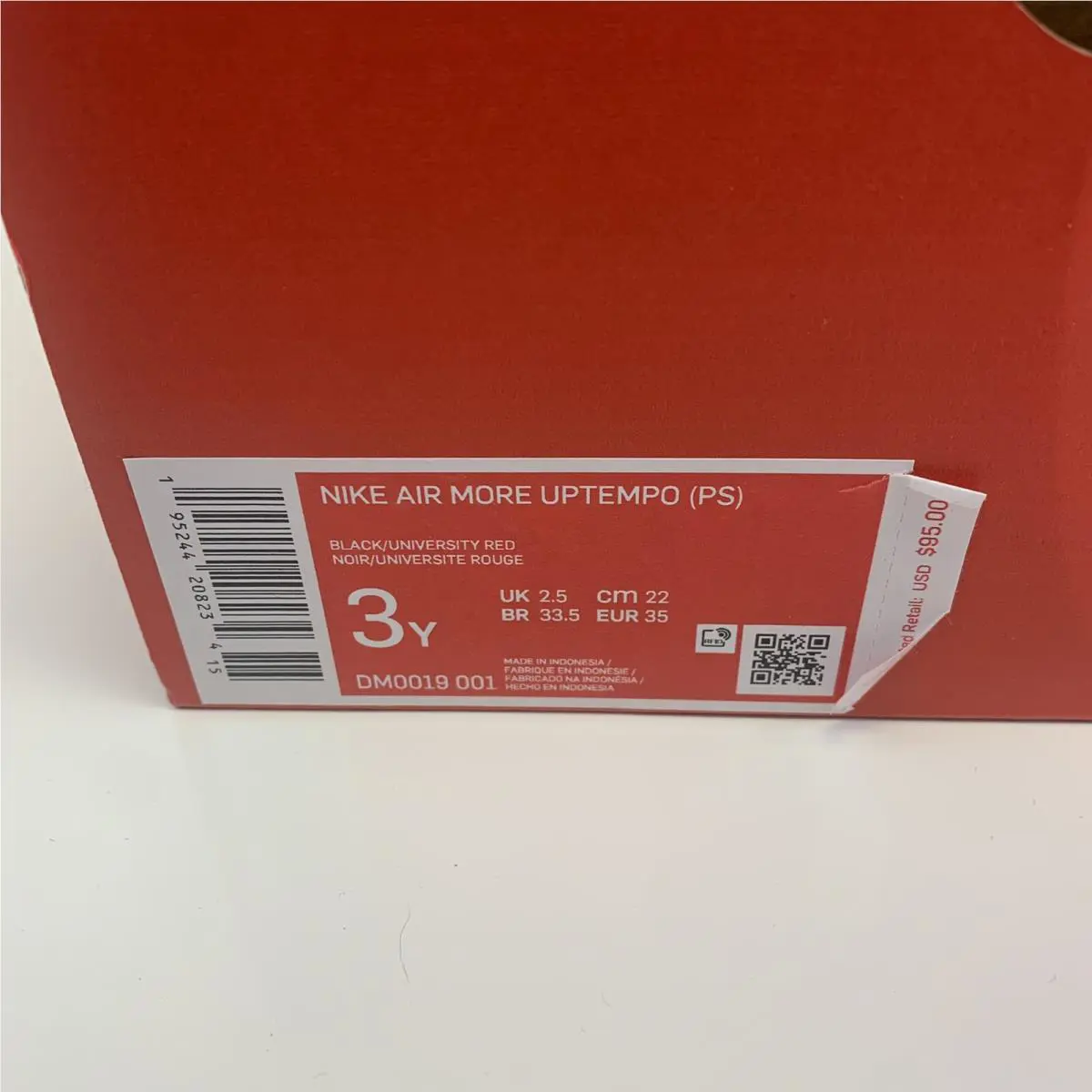 Nike shoes - Nike Air More Uptempo - Air More Uptempo - Black (UPC: 0195244208234) 9