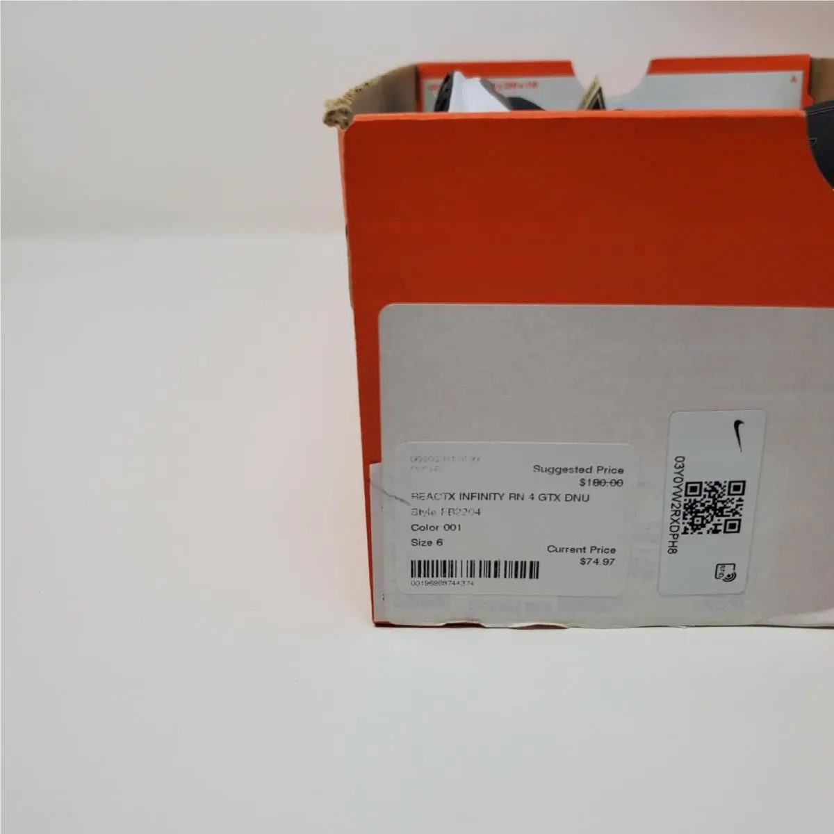 Nike shoes - ReactX Infinity Run 4 GTX - FB2204-001 - Black 9