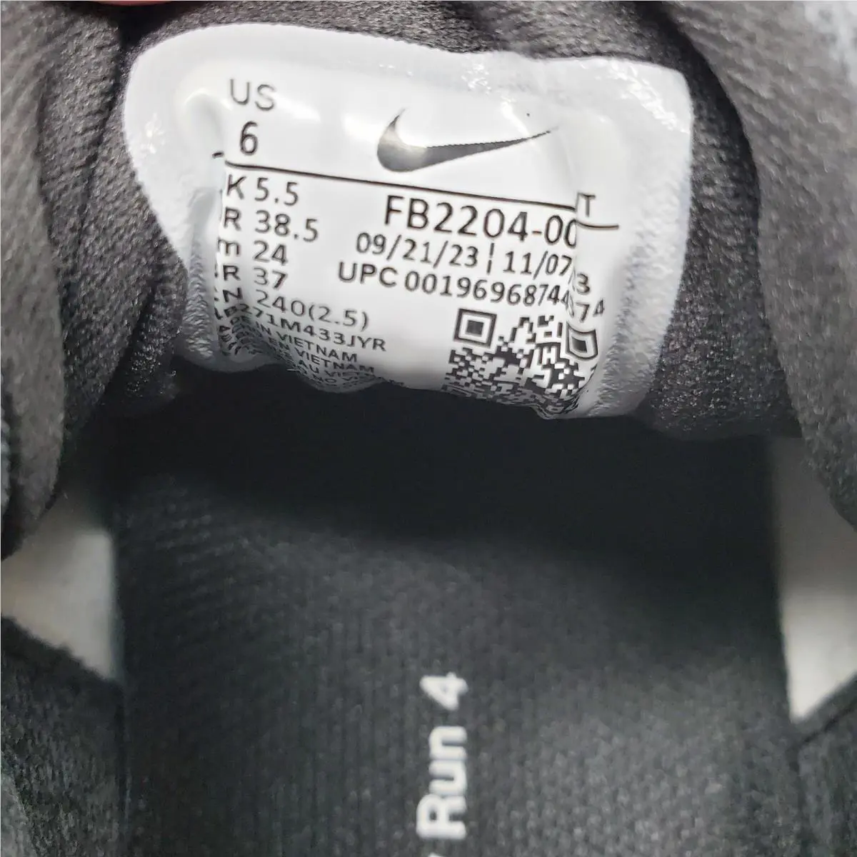 Nike shoes - ReactX Infinity Run 4 GTX - FB2204-001 - Black 8