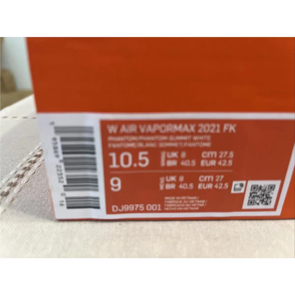 Nike shoes - Nike Air Vapor Max 2021 Flyknit - DJ9975-001 - Phantom Summit White 10