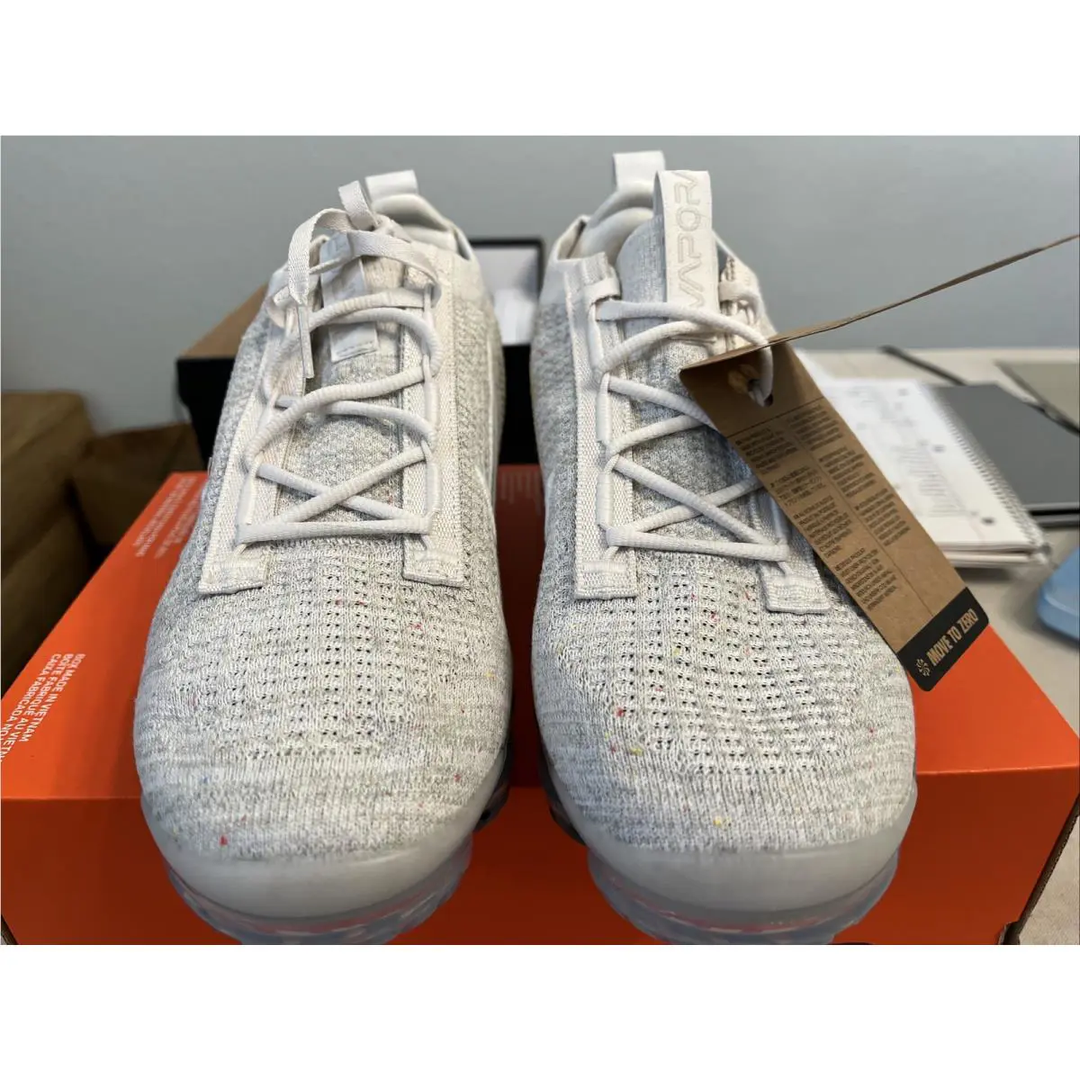 Nike shoes - Nike Air Vapor Max 2021 Flyknit - DJ9975-001 - Phantom Summit White 3