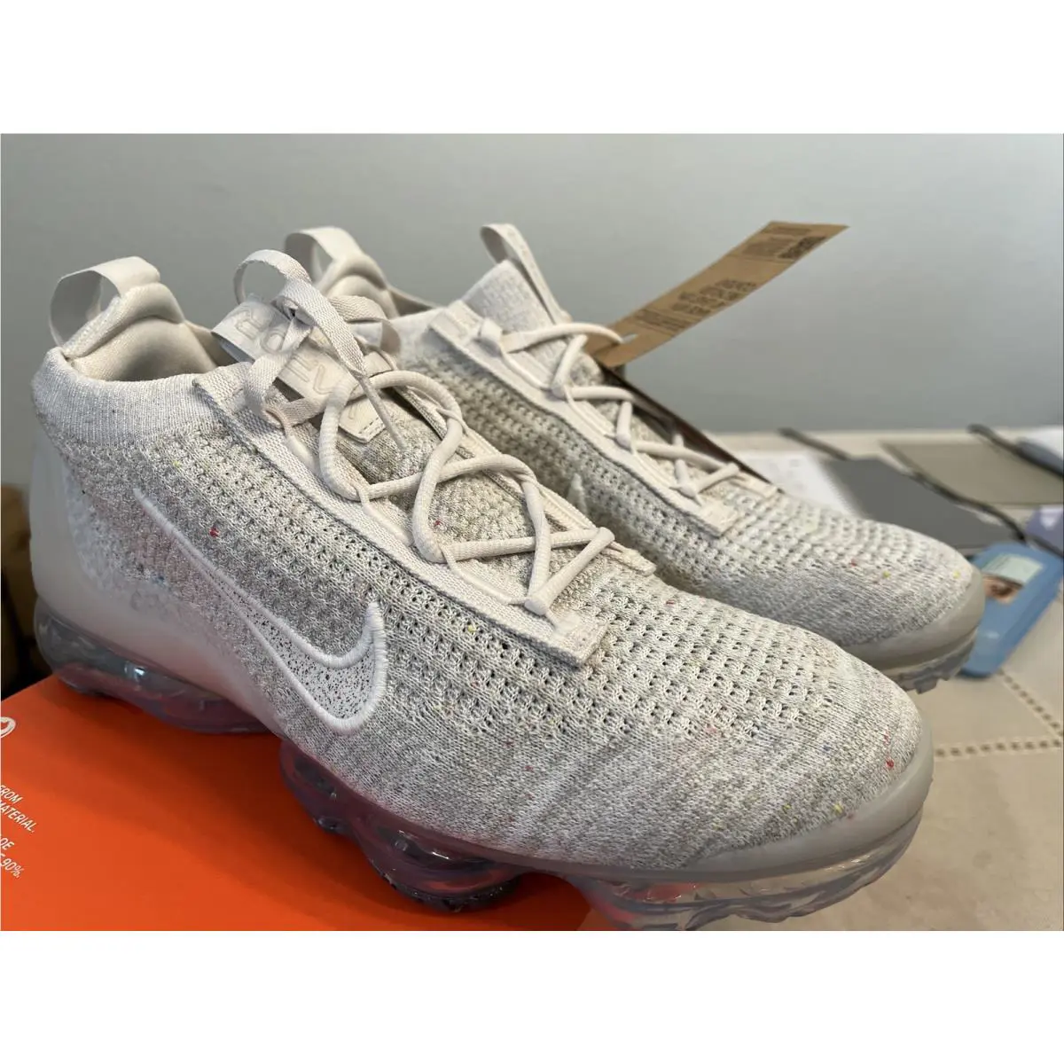 Nike shoes - Nike Air Vapor Max 2021 Flyknit - DJ9975-001 - Phantom Summit White 4