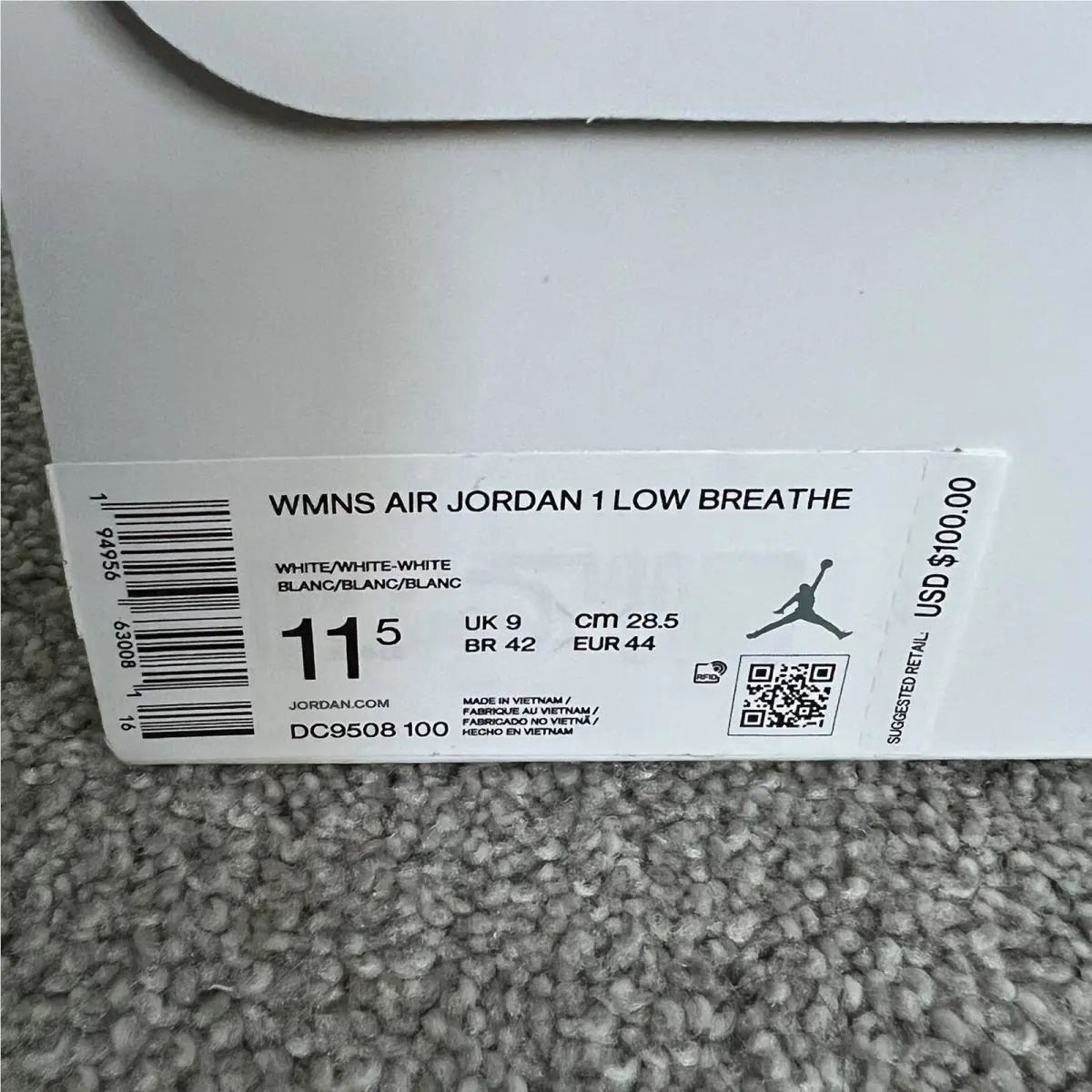 Nike shoes - Air Jordan 1 - Air - DC9508-100 - White 5