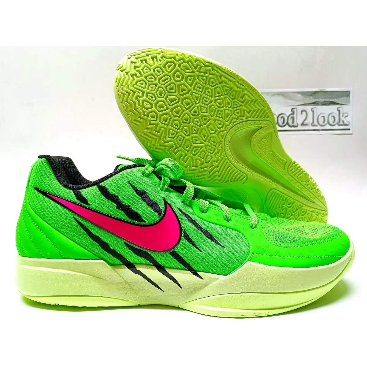 JA 2 Nrg NY Green Strike/hyper Pink-black Size Men`s 13 IB8235-300 by Nike