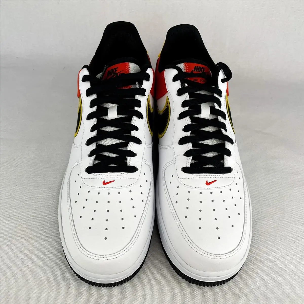 Nike shoes - Nike Air Force 1 - Air Force - CU8070-100 - White/Black/Orange Flash/Amarillo 3