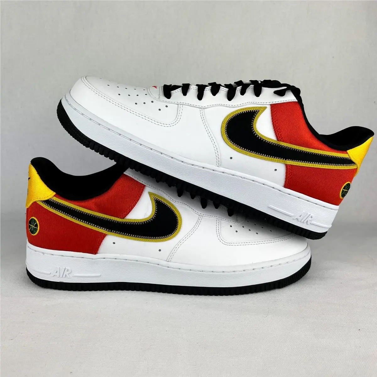 Nike shoes - Nike Air Force 1 - Air Force - CU8070-100 - White/Black/Orange Flash/Amarillo 4