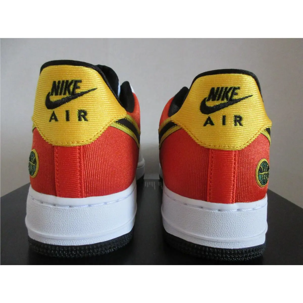 Nike shoes - Nike Air Force 1 - Air Force - CU8070-100 - White/Black/Orange Flash/Amarillo 2