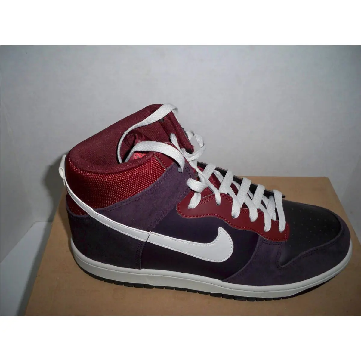 Nike shoes - Nike Dunk High - Dunk High - BURGUNDY 0