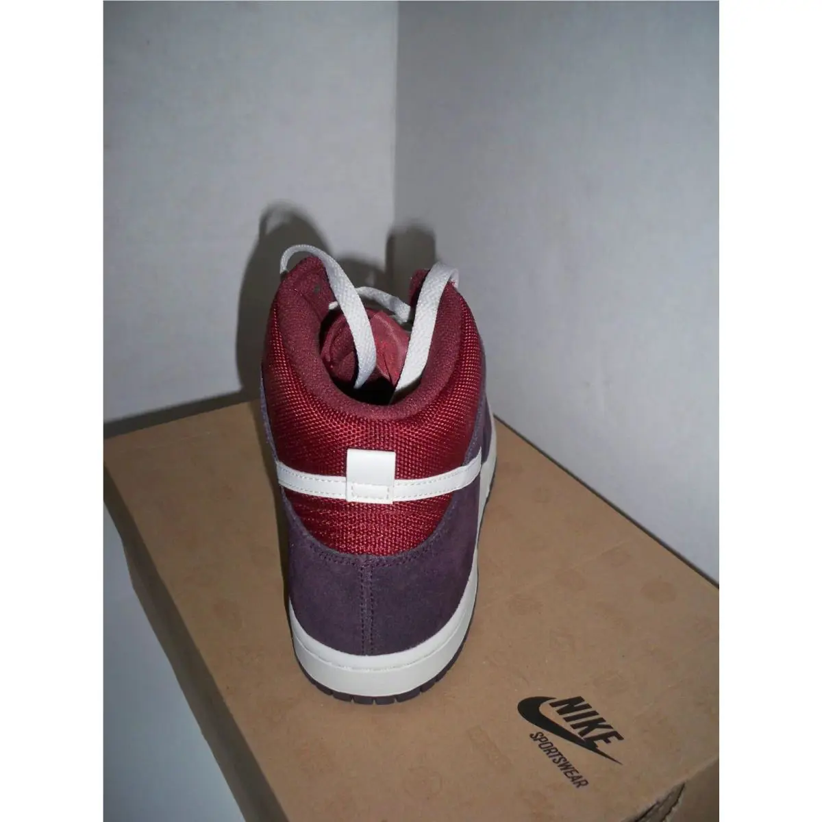 Nike shoes - Nike Dunk High - Dunk High - BURGUNDY 3