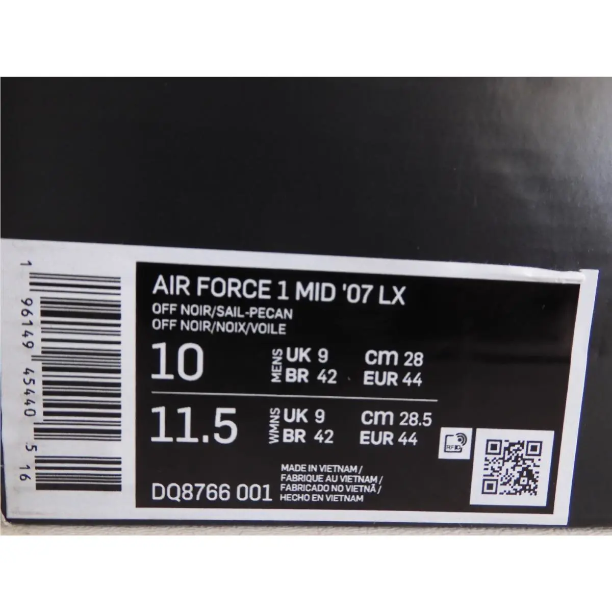 Nike shoes - Nike Air Force 1 Mid - DQ8766-001 - Black (UPC: 196149454405) 3