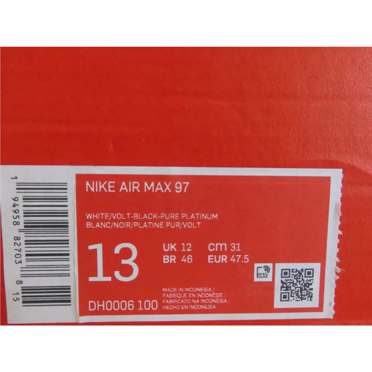 Nike shoes - Nike Air Max 97 - Air Max - DH0006-100 - White (UPC: 194958827038) 3