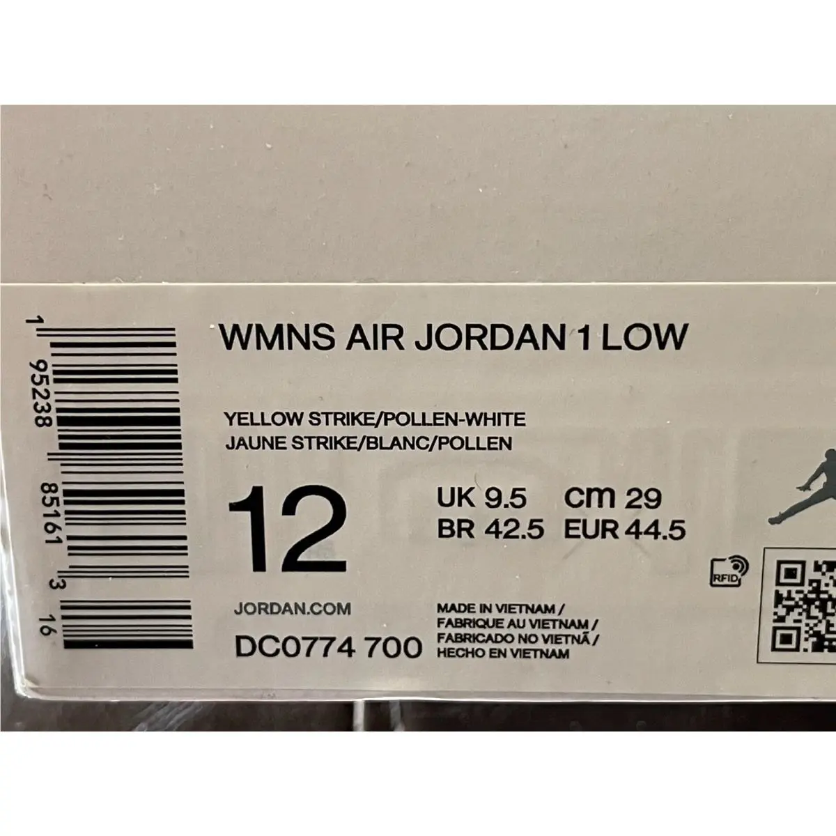 Nike shoes - Air Jordan 1 - Air - DC0774-700 - Yellow (UPC: 0195238851613) 5