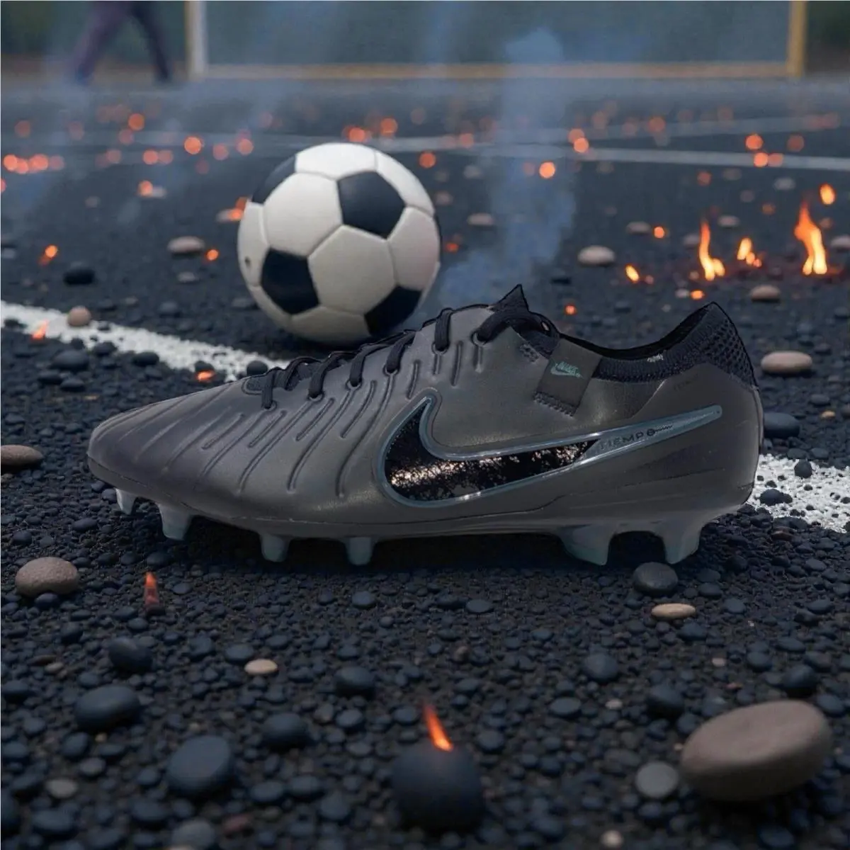 Tiempo Legend 10 Elite FG Black Soccer Cleats Size 7 DV4328-002 Men by Nike