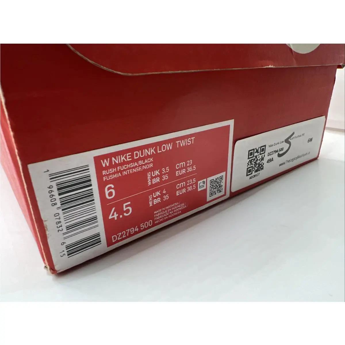 Nike shoes Wmns Dunk Low Twist - Rush Fuchsia/Black 0