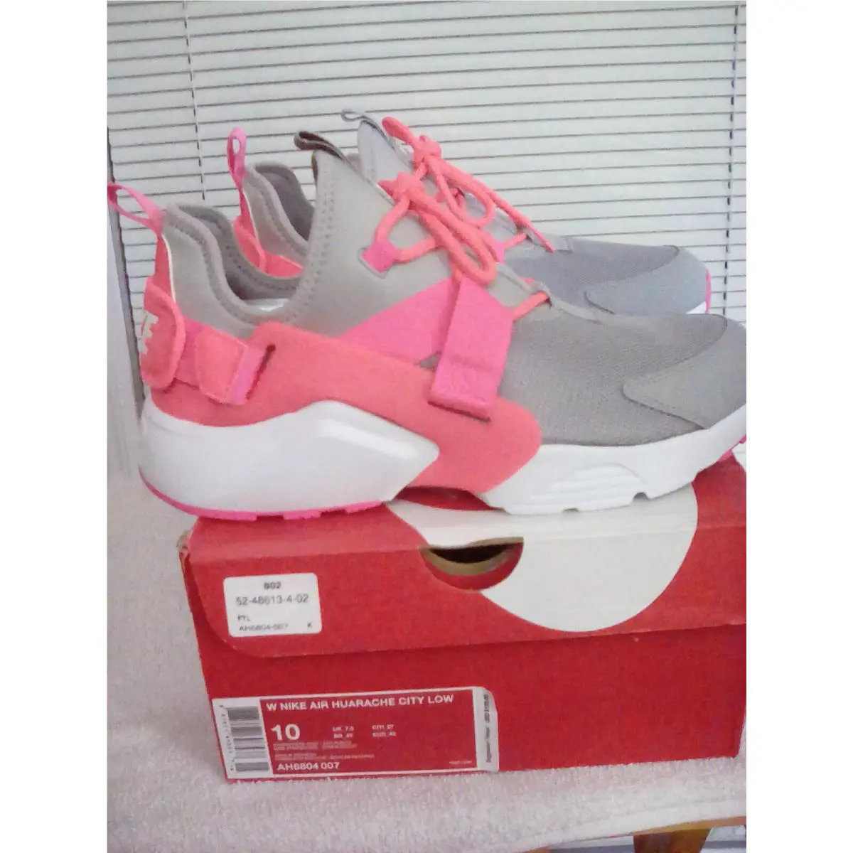 Nike shoes - Nike Air Huarache City - Air Huarache City - Gray & Hot Punch 2