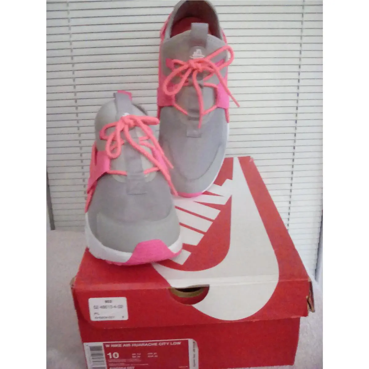 Nike shoes - Nike Air Huarache City - Air Huarache City - Gray & Hot Punch 1