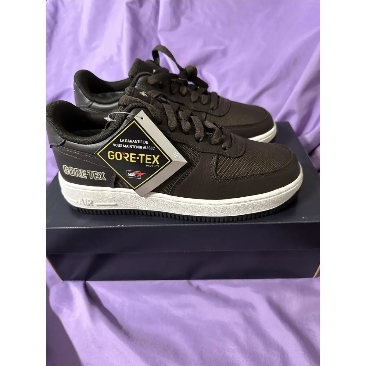 Nike Air Force 1 Gore-tex Baroque Brown Mens Size 6 CT2858-201 - Brown