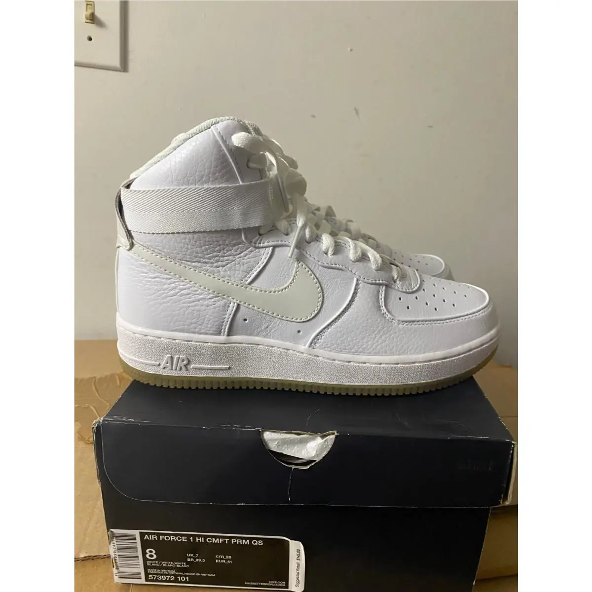 Nike shoes - Nike Air Force 1 - Air Force - 573972-101 - White 0