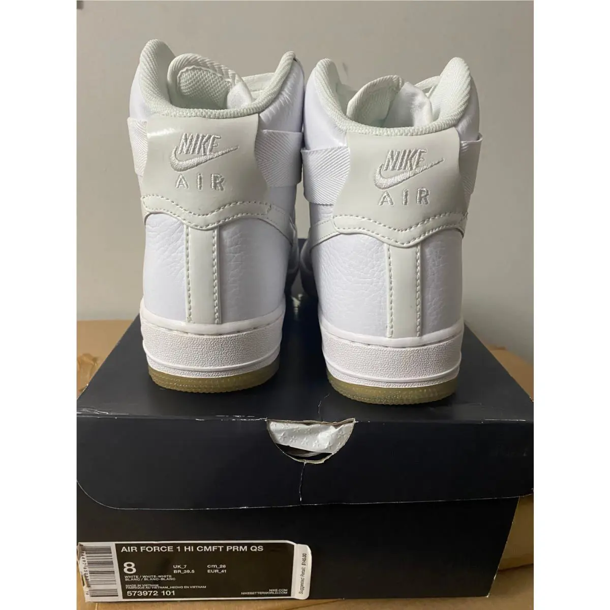 Nike shoes - Nike Air Force 1 - Air Force - 573972-101 - White 1