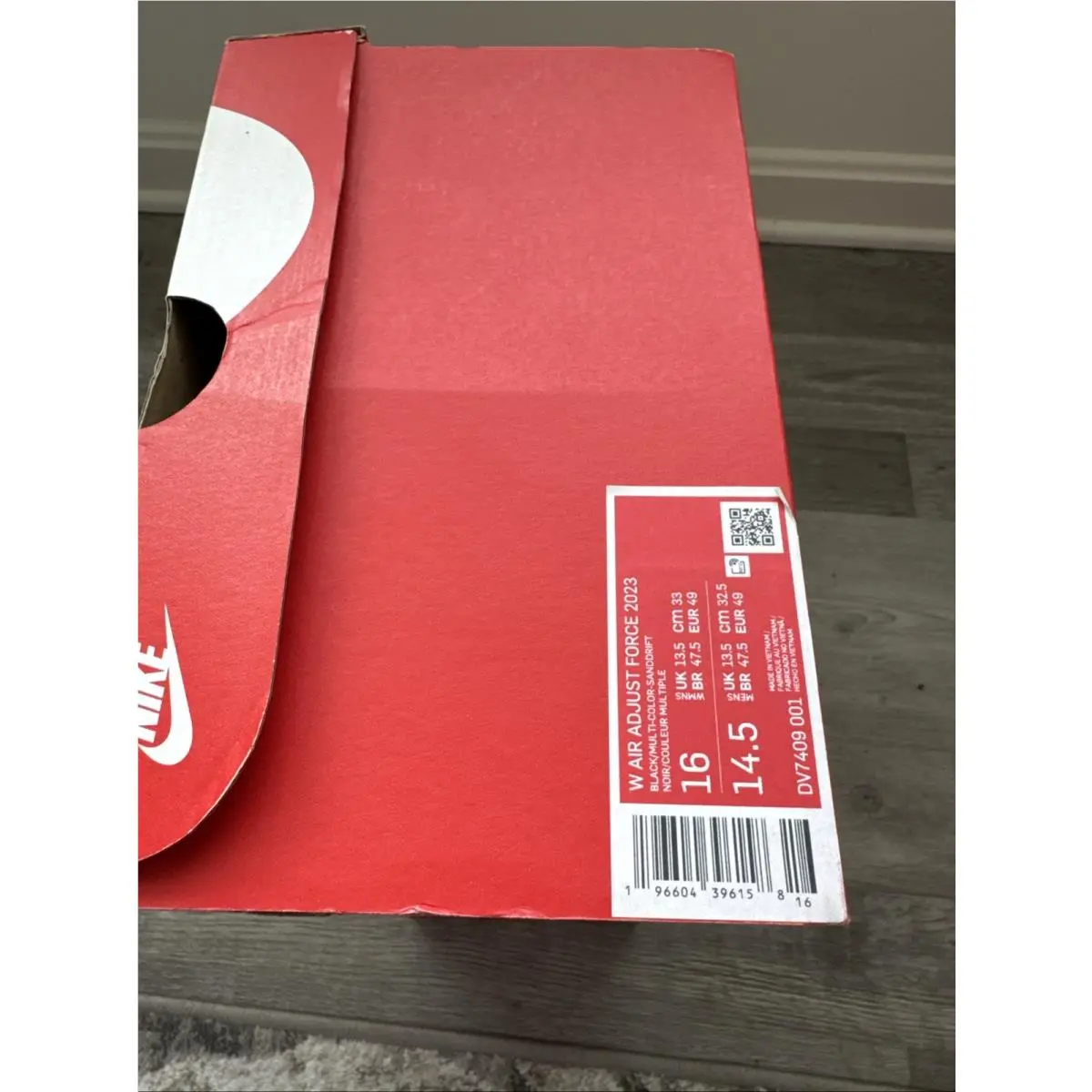 Nike shoes - Nike Air Adjust Force - Air Adjust Force - DV7409-001 - Black (UPC: 0196604396158) 5