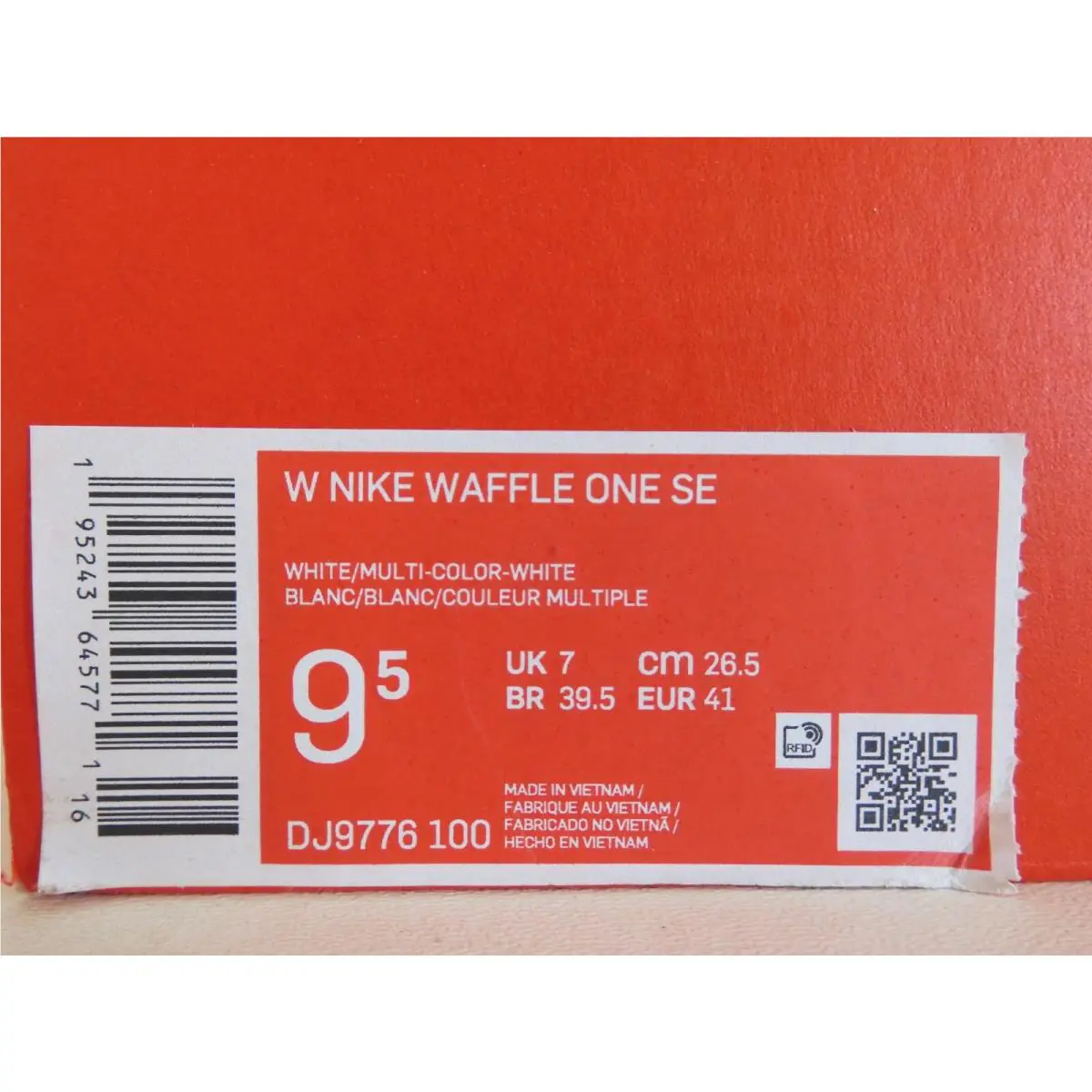 Nike shoes - Nike Waffle One - Waffle One - DJ9776100 - White (UPC: 195243645771) 3
