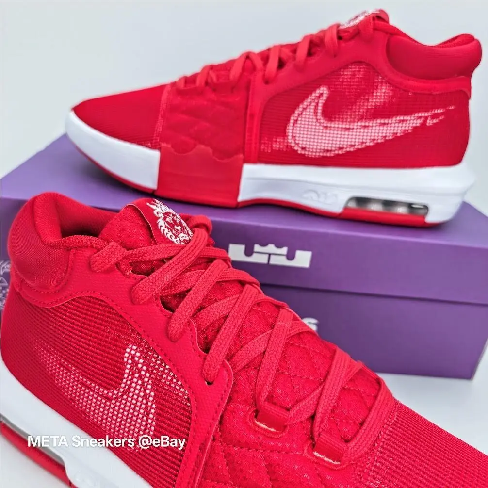 Nike shoes - Nike LeBron Witness - LeBron Witness - FB9944-600 - Red (UPC: 0197598981689) 10
