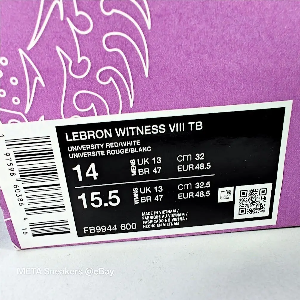 Nike shoes - Nike LeBron Witness - LeBron Witness - FB9944-600 - Red (UPC: 0197598981689) 0