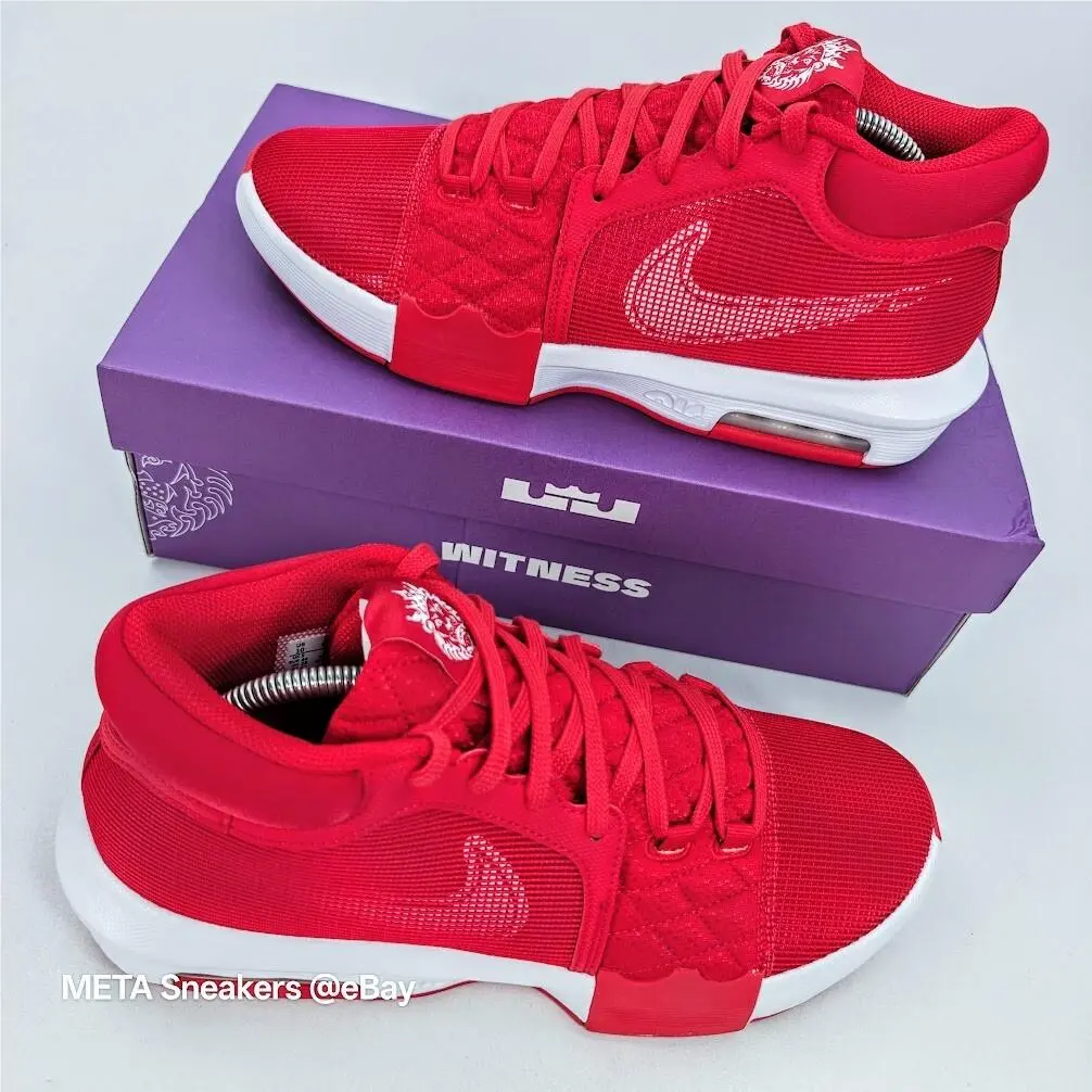 Nike shoes - Nike LeBron Witness - LeBron Witness - FB9944-600 - Red (UPC: 0197598981689) 7